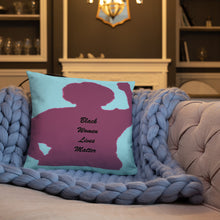 Load image into Gallery viewer, Black Women Lives Matter Basic Pillow