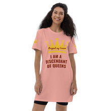 Cargar imagen en el visor de la galería, Queen Organic cotton t-shirt dress