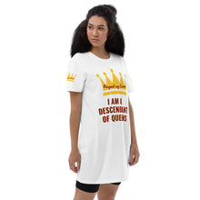 Cargar imagen en el visor de la galería, Queen Organic cotton t-shirt dress