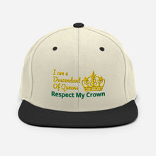 Load image into Gallery viewer, Queen Snapback Hat
