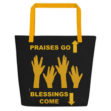 Load image into Gallery viewer, Praises Up Beach Bag