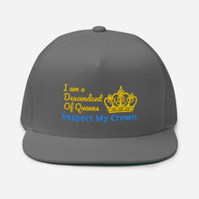 Load image into Gallery viewer, Queen Flat Bill Cap