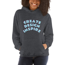 Cargar imagen en el visor de la galería, Create Design Inspire Unisex Hoodie