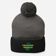 Load image into Gallery viewer, Virtuous Woman Pom-Pom Beanie