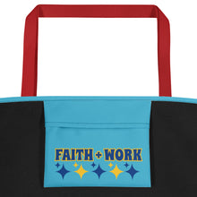 Load image into Gallery viewer, Faith + Work Beach Bag