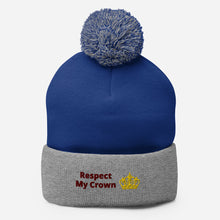 Load image into Gallery viewer, Queen Pom-Pom Beanie