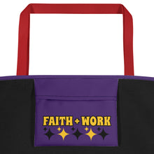 Load image into Gallery viewer, Faith + Work Beach Bag