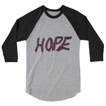 Cargar imagen en el visor de la galería, Hope 3/4 sleeve raglan shirt