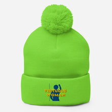 Load image into Gallery viewer, Virtuous Woman Pom-Pom Beanie
