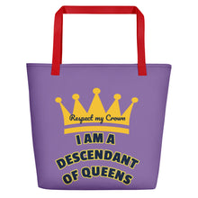 Load image into Gallery viewer, Queen Beach Bag
