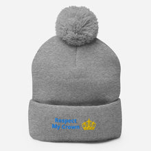 Load image into Gallery viewer, Queen Pom-Pom Beanie