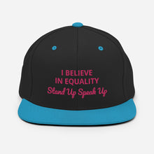 Load image into Gallery viewer, I Believe In Equality Snapback Hat