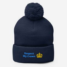 Load image into Gallery viewer, Queen Pom-Pom Beanie