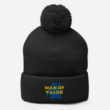 Load image into Gallery viewer, Man of Valor Pom-Pom Beanie