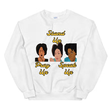 Load image into Gallery viewer, Pray Up-Stand Up-Speak Up Unisex Sweatshirt - Shannon Alicia LLC