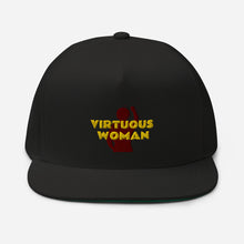 Cargar imagen en el visor de la galería, Virtuous Woman Flat Bill Cap