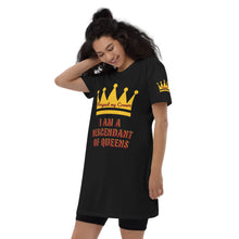 Cargar imagen en el visor de la galería, Queen Organic cotton t-shirt dress