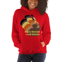 Load image into Gallery viewer, Black Women Lives Matter Unisex Hoodie