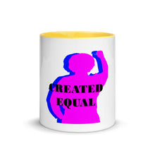 Cargar imagen en el visor de la galería, Created Equal Mug with Color Inside