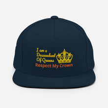 Load image into Gallery viewer, Queen Snapback Hat