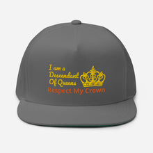 Load image into Gallery viewer, Queen Flat Bill Cap