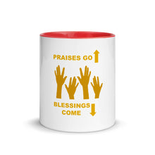 Load image into Gallery viewer, Praises Up Mug with Color Inside