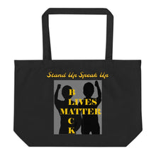 Load image into Gallery viewer, Black Lives Matter Large organic tote bag - Shannon Alicia LLC