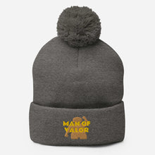 Load image into Gallery viewer, Man of Valor Pom-Pom Beanie