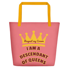Load image into Gallery viewer, Queen Beach Bag