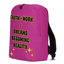 Load image into Gallery viewer, Faith + Work Minimalist Backpack
