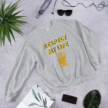 Load image into Gallery viewer, Respect My Life Unisex Sweatshirt