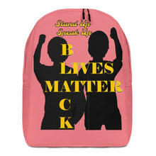 Load image into Gallery viewer, Black Lives Matter Minimalist Backpack