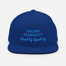 Load image into Gallery viewer, I Believe In Equality Snapback Hat