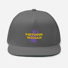 Cargar imagen en el visor de la galería, Virtuous Woman Flat Bill Cap