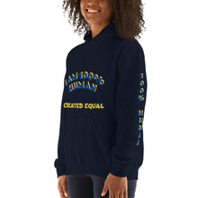 Load image into Gallery viewer, 100% Human Unisex Hoodie - Shannon Alicia LLC