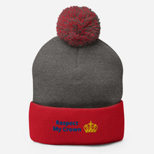 Load image into Gallery viewer, Queen Pom-Pom Beanie