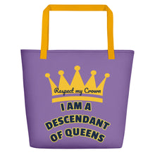 Load image into Gallery viewer, Queen Beach Bag