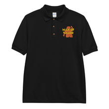Cargar imagen en el visor de la galería, Man of Valor Embroidered Polo Shirt