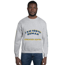 Cargar imagen en el visor de la galería, 100% Human Unisex Sweatshirt - Shannon Alicia LLC
