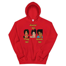 Load image into Gallery viewer, Pray Up-Stand Up-Speak Up Unisex Hoodie - Shannon Alicia LLC