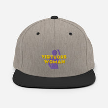Load image into Gallery viewer, Virtuous Woman Snapback Hat