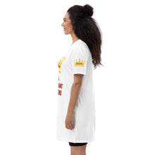 Cargar imagen en el visor de la galería, Queen Organic cotton t-shirt dress