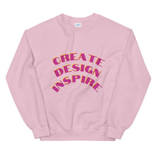 Cargar imagen en el visor de la galería, Create Design Inspire Unisex Sweatshirt