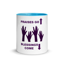 Load image into Gallery viewer, Praises Up Mug with Color Inside