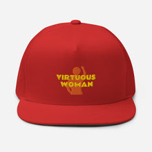 Cargar imagen en el visor de la galería, Virtuous Woman Flat Bill Cap