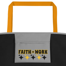 Load image into Gallery viewer, Faith + Work Beach Bag