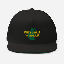 Cargar imagen en el visor de la galería, Virtuous Woman Flat Bill Cap