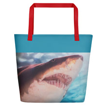 Load image into Gallery viewer, Shark Beach Bag