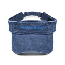 Load image into Gallery viewer, Virtuous Woman Denim visor