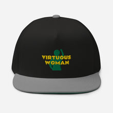 Cargar imagen en el visor de la galería, Virtuous Woman Flat Bill Cap
